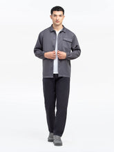 Men's Grey Shacket - EMTJS24-003