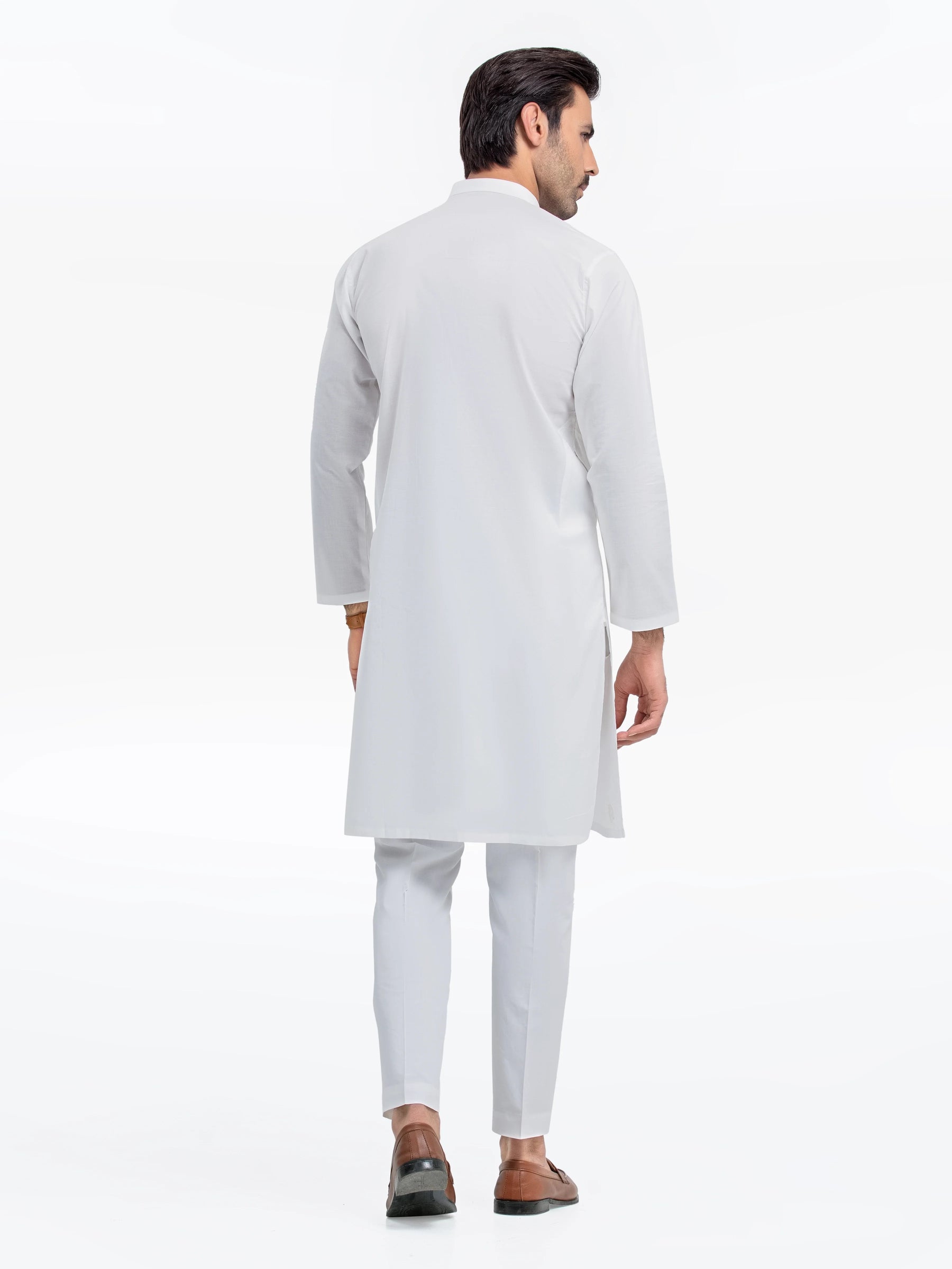 Men's Off White Kurta - EMTK25S-99489