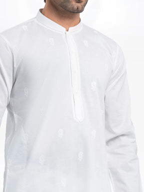 Men's Off White Kurta - EMTK25S-99489