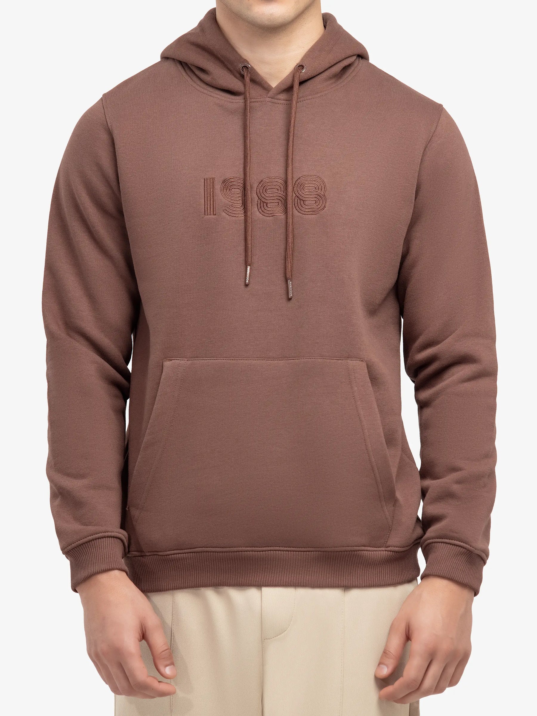 Men's Brown Hoodie - EMTH24-007