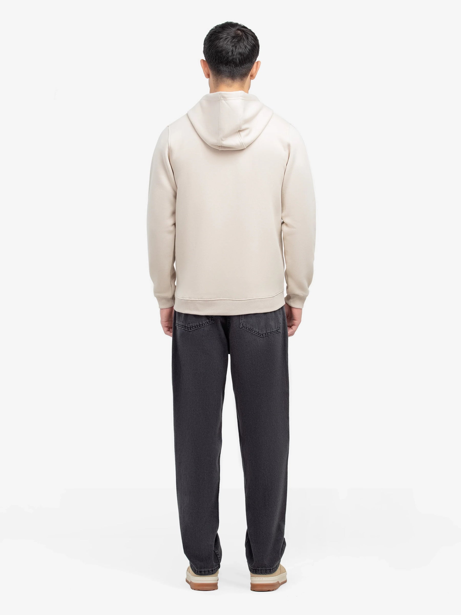 Men's Oatmeal Hoodie - EMTH24-010