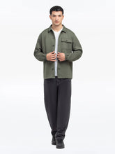 Men's Olive Shacket - EMTJS24-002